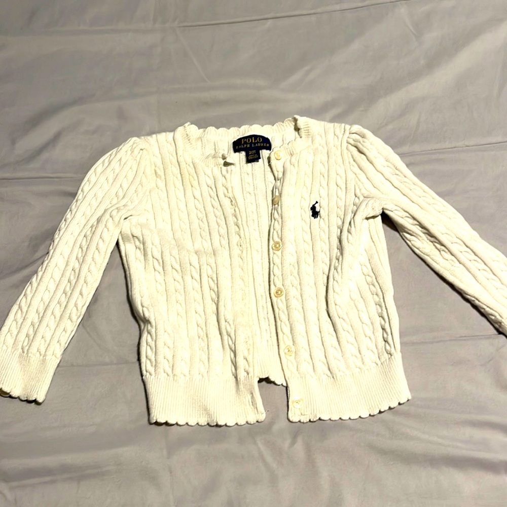 Toddler Polo Ralph Lauren cardigan size 2T